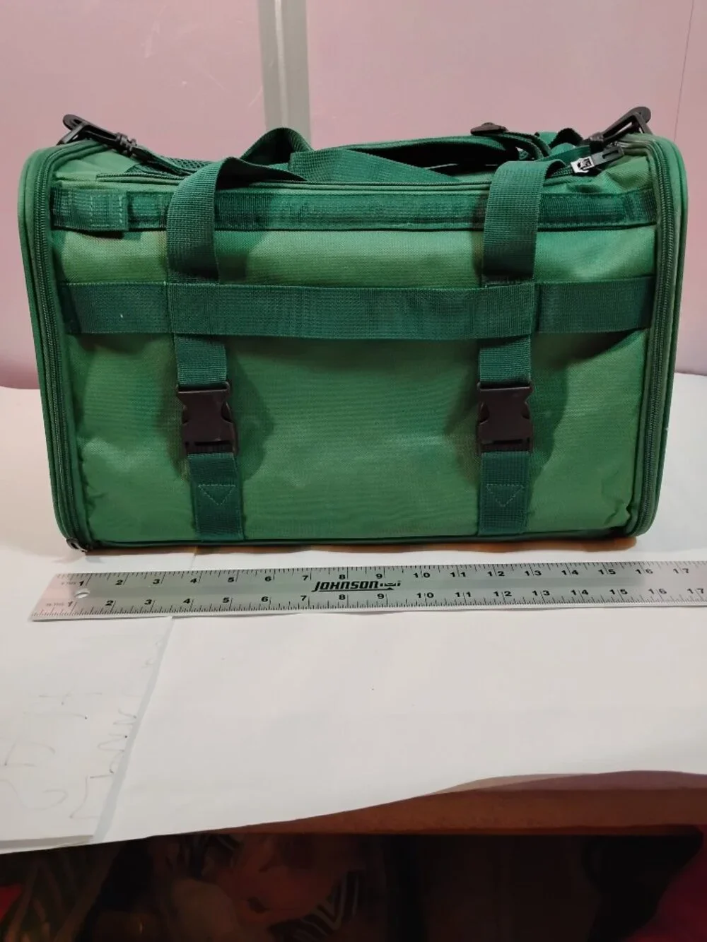 MIDOG Green Soft Sided Pet Carrier Travel Bag Expandable Cat Dog Carrier Tote